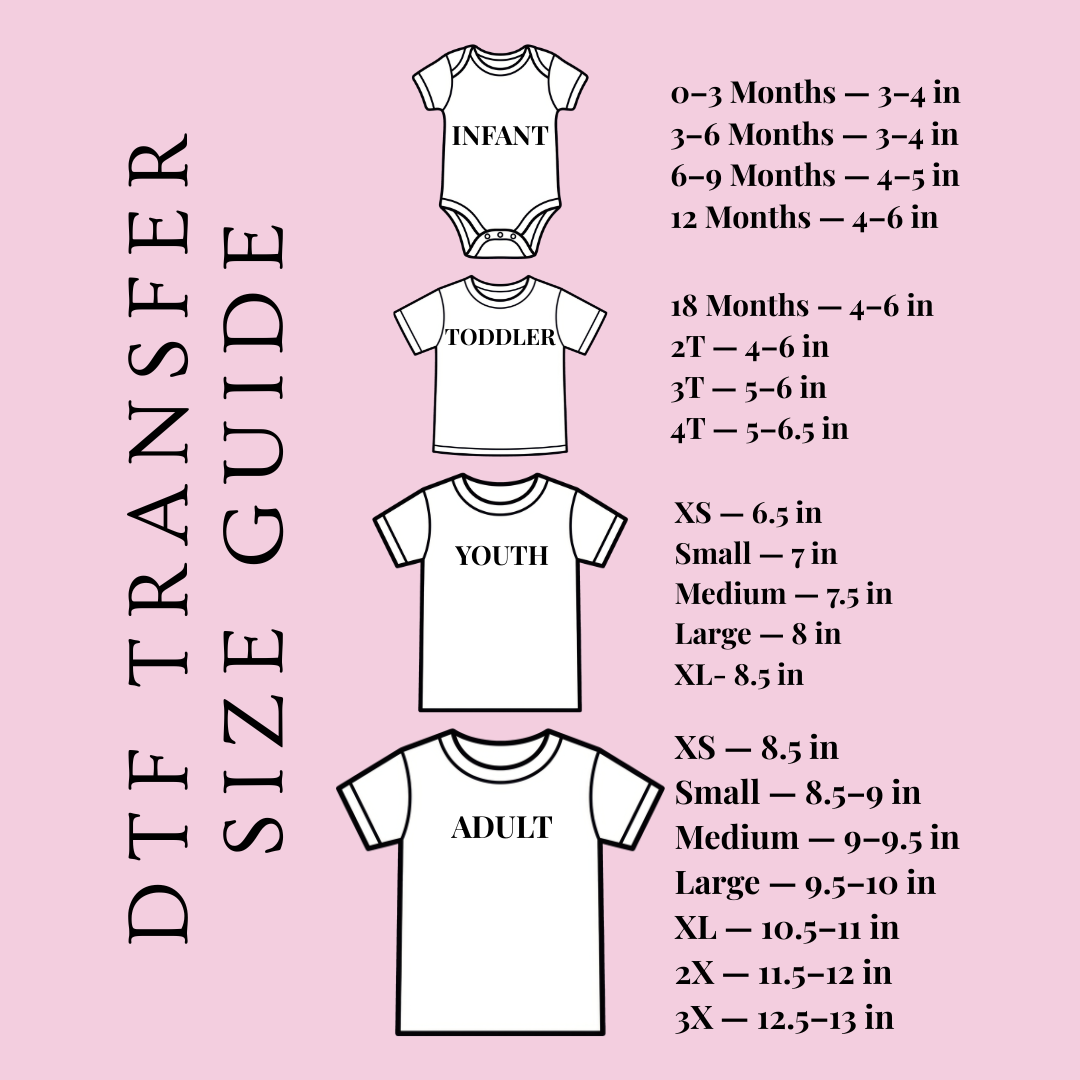 Custom DTF Transfers