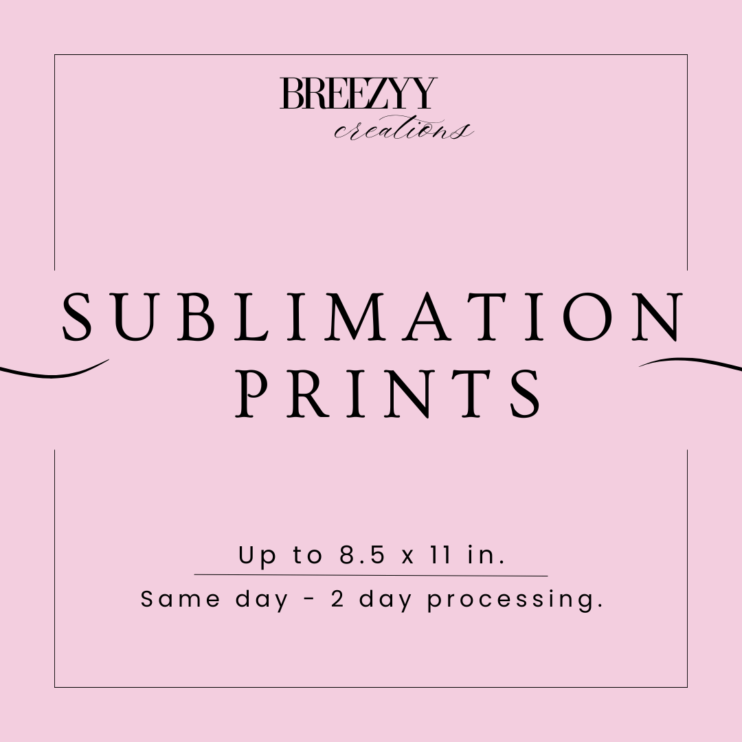 Custom Sublimation Transfers