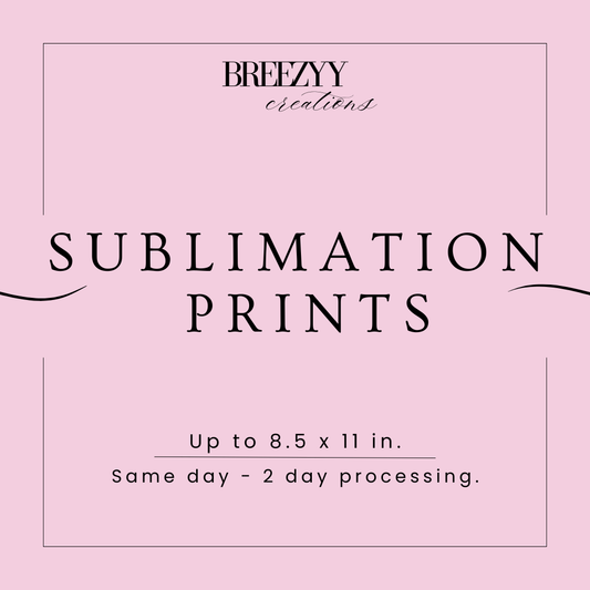 Custom Sublimation Transfers